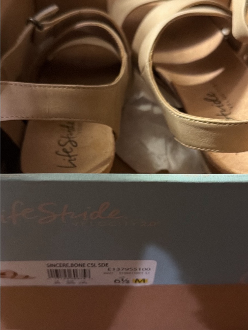 Life Stride Bone Strappy Women's Sandals